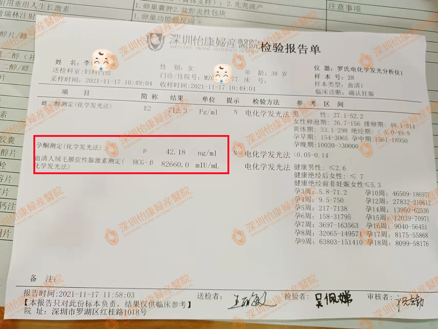 3个月快孕，喜怀三胎报喜(图2)