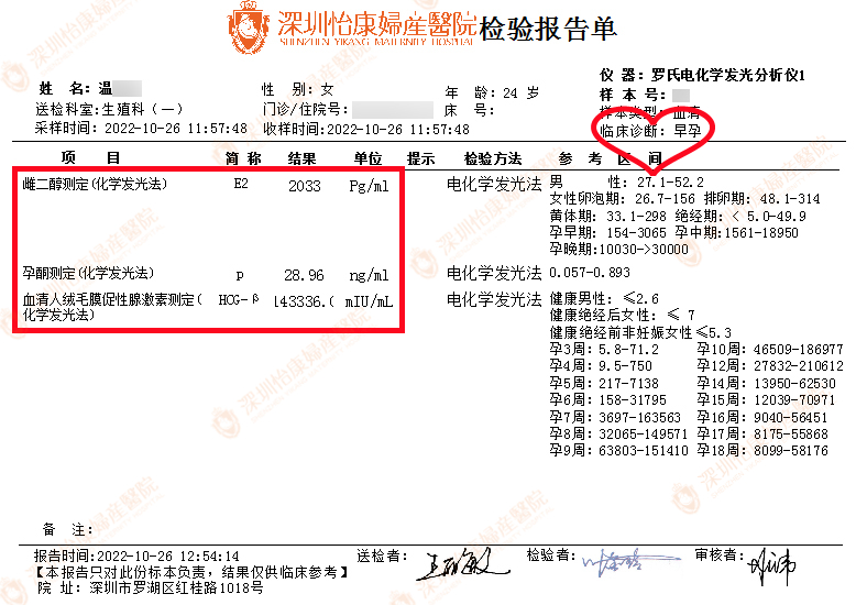 外院造影治疗无效  来怡康现孕8周+